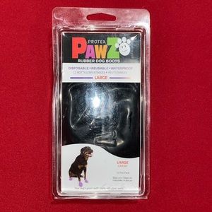 NWT
PAWZ natural rubber, waterproof dog boots